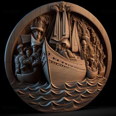 3D модель Гра PT Boats Knights of the Sea (STL)